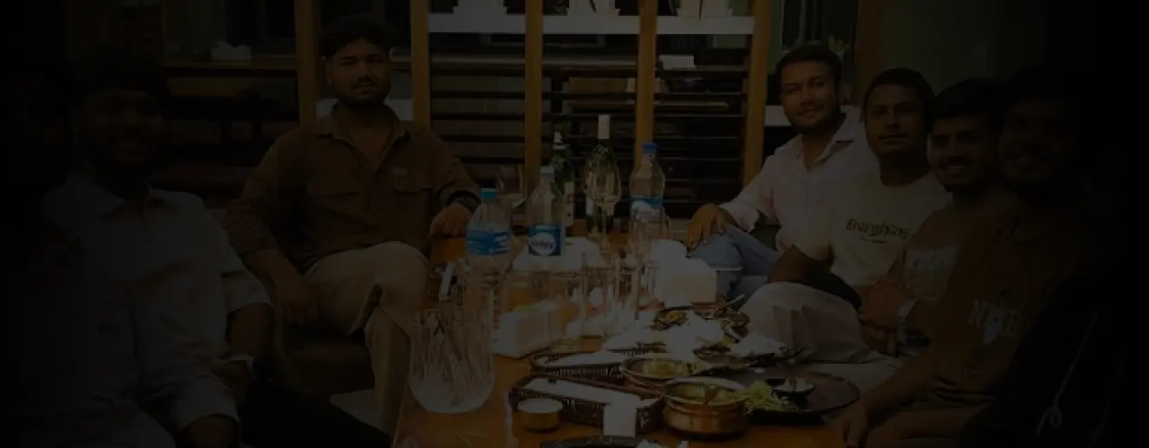 Kimbu restro valuable customers enjoying kimbu restro best selling food and drinks.